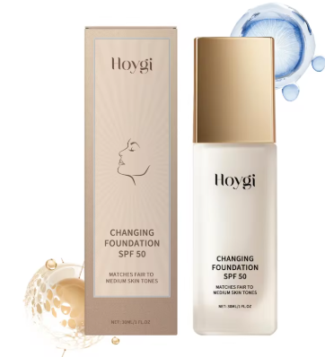 Adaptive Changing Foundation SPF 50: perfect tone on application