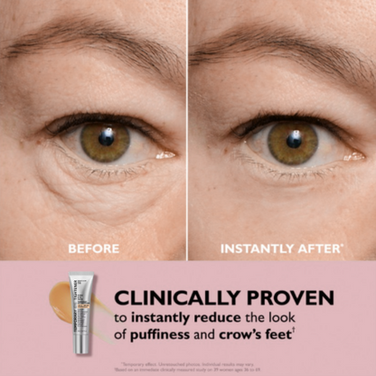 Instant action: smooths lines, reduces puffiness & dark circles.